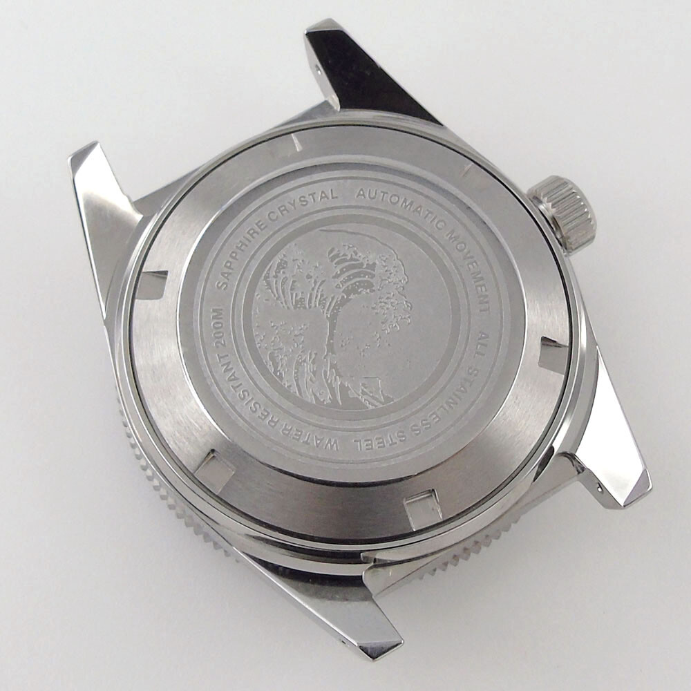 300m Dive 62MAS Watch Case for NH35 NH36 PT5000 ETA2824 Movement Domed Sapphire