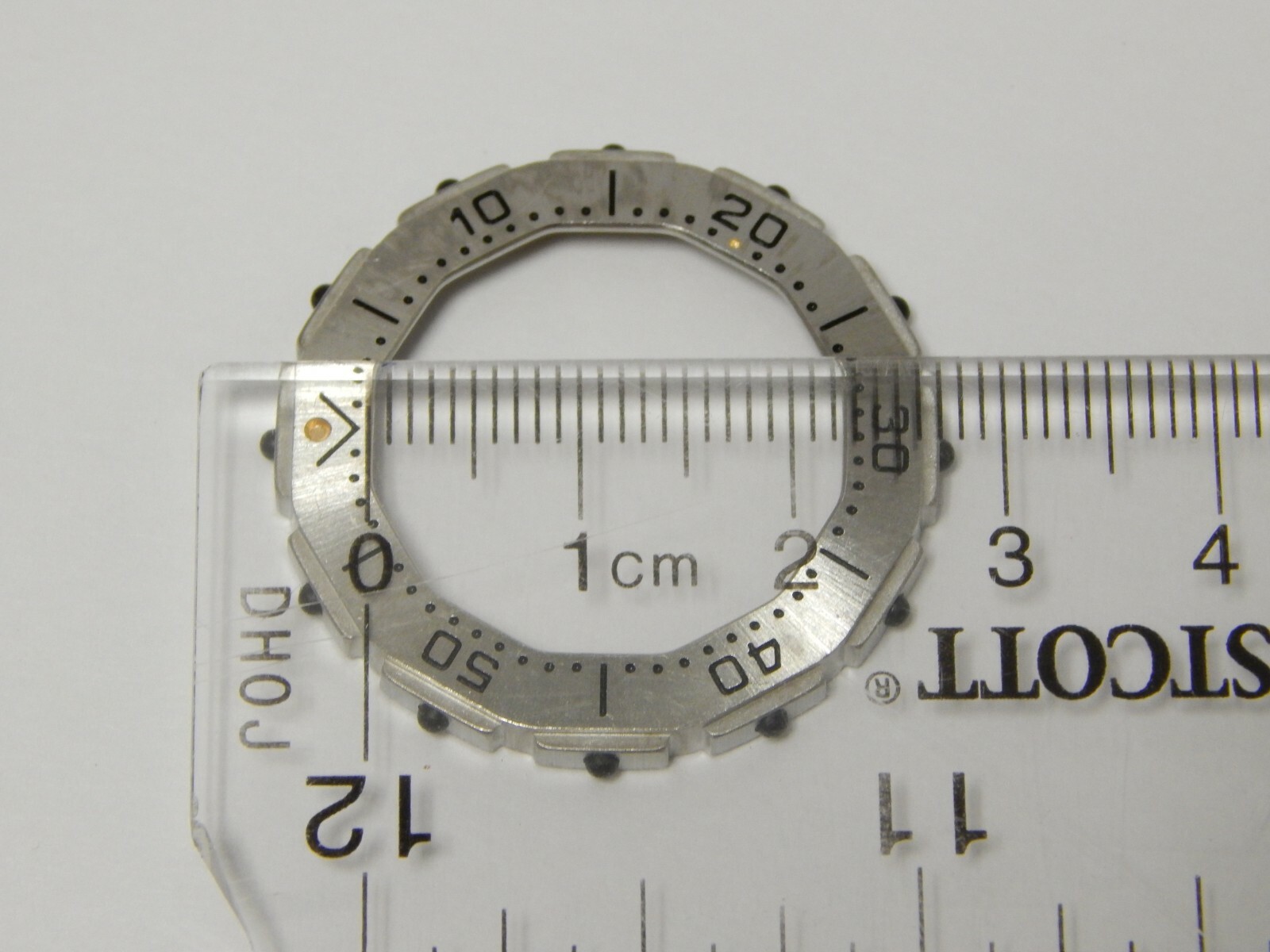 TAG HEUER Professional 3000 Watch Bezel w/ Retaining Spring | 33mm 22.15mm