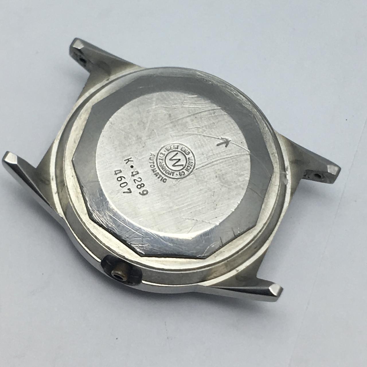 West End Watch K.4289 Vintage Men’s Watch Case And Back For Parts SBZ191AZB3(SS)