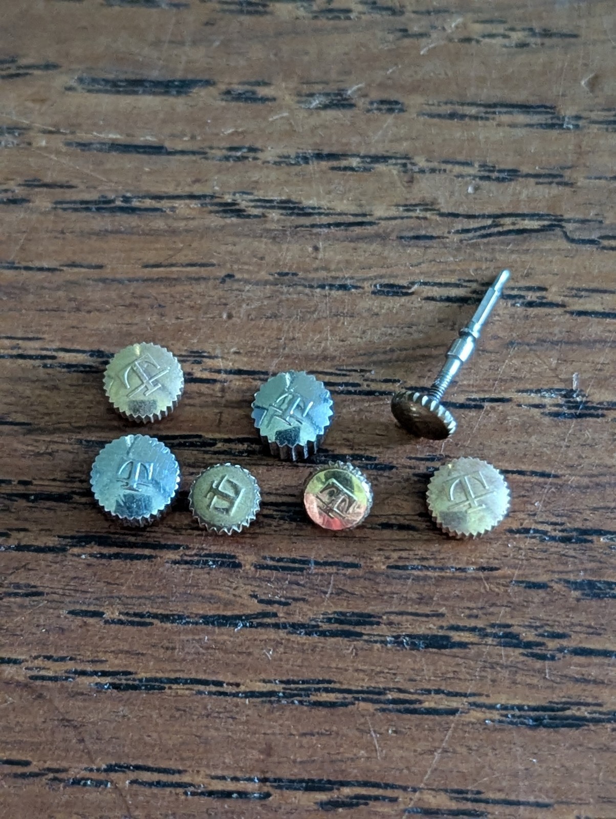 Tissot Watch Crowns, Used / Worn, Various Sizes, Watchmaker Parts #S596