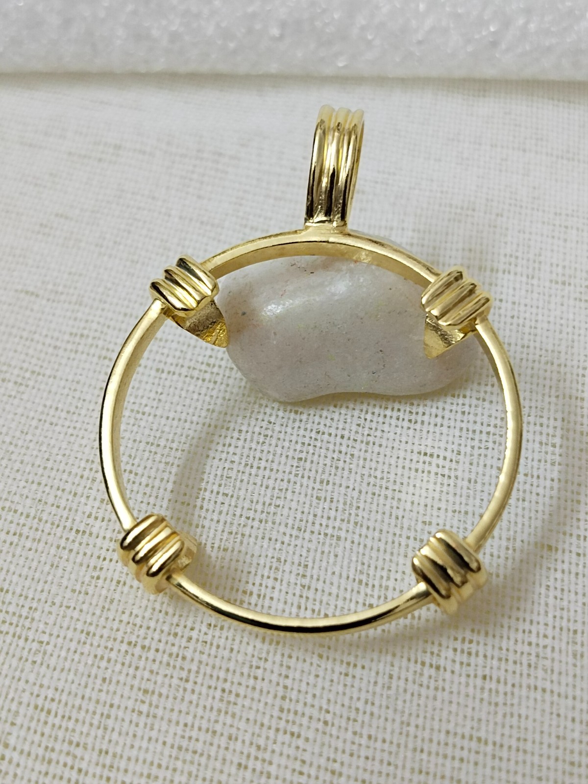 925 Sterling Silver Round Bezel Pendant: Coin Connector, Jewelry Making