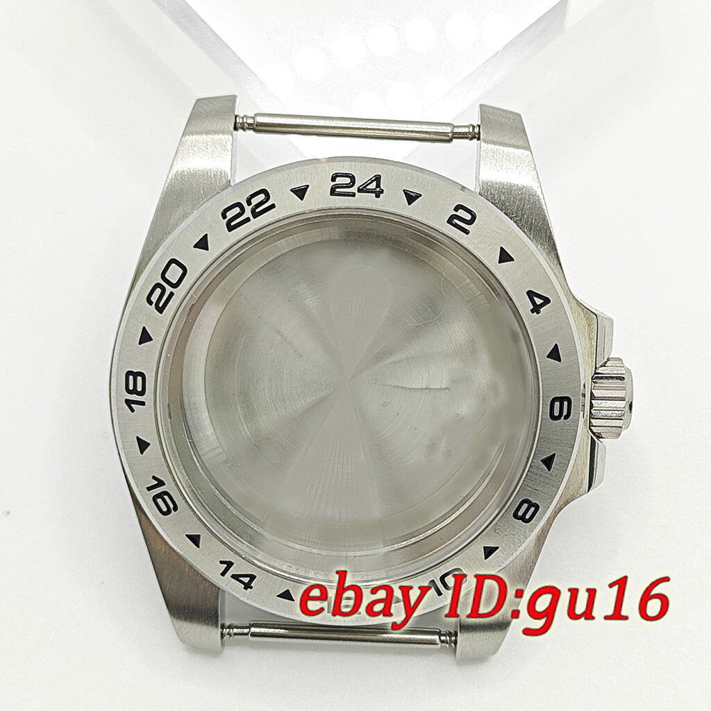 39mm Sapphire glass Watch case fit NH35 NH36 PT5000 2836 Miyota 8215 821A