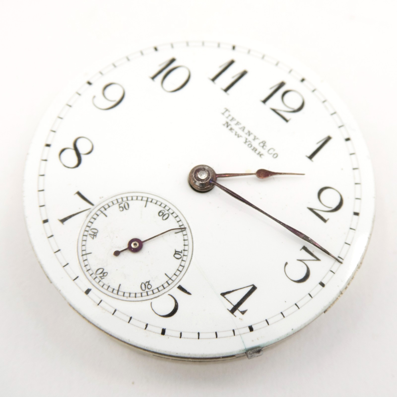 Longines for Tiffany 29.4 x 7.4 mm Lever-Set Antique Pocket Watch Movement