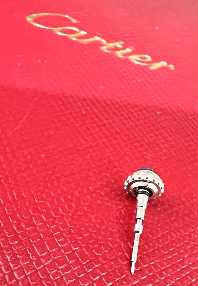 Cartier Watch Crown Must Etc WOMEN’S 18k WHITE Gold 4.42mm Complete Swiss Made