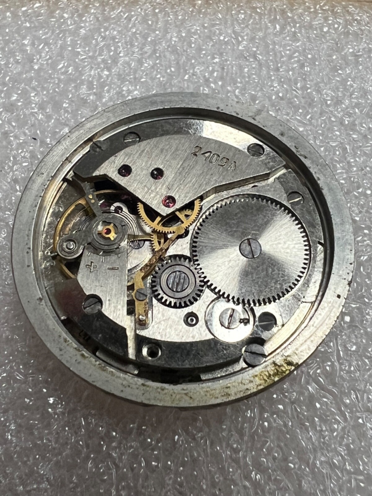 Watch movement USSR Vostok Cal.2409A plus Dial.For parts.