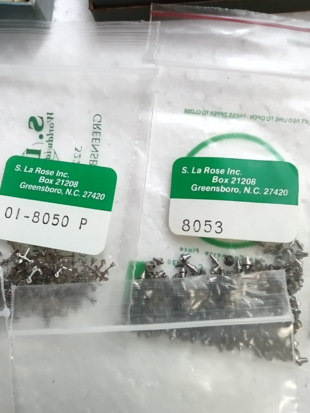 Odd Lot Watch Parts – Mainsprings, Clicks, Screws, Etc.