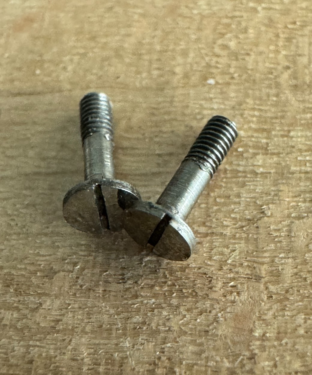 VINTAGE 12 SIZE WALTHAM CASE SCREWS 2 PIECES