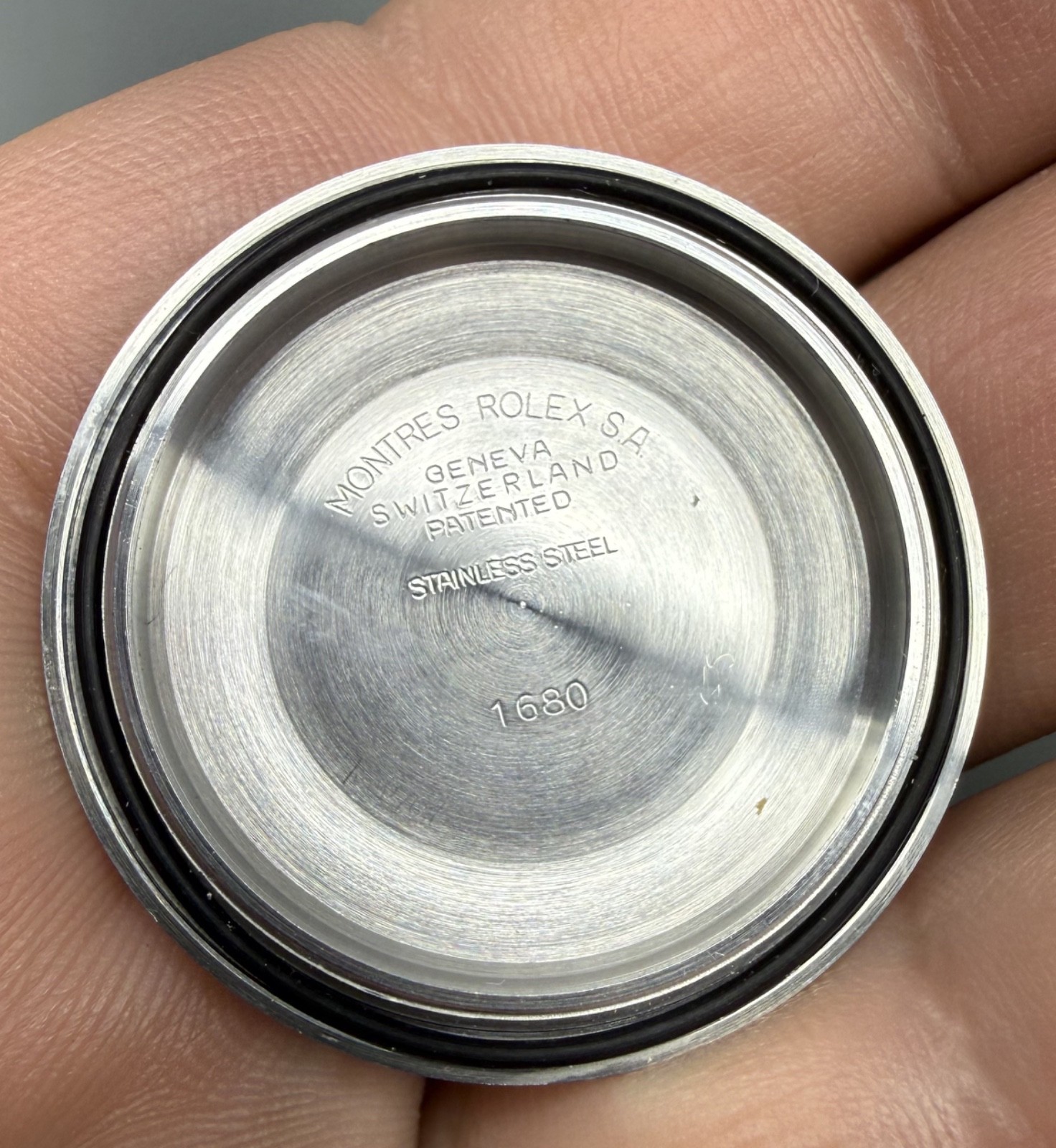 ROLEX 1680 CASE BACK