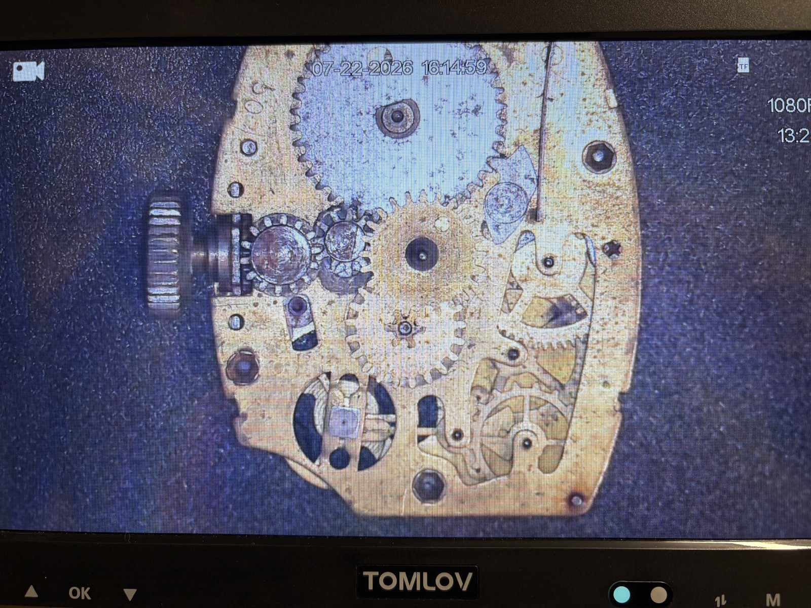 ANTIQUE WATCH MOVEMENT FOR PARTS OR REPAIR THE E INGRAHAM CO BRISTOL CT USA