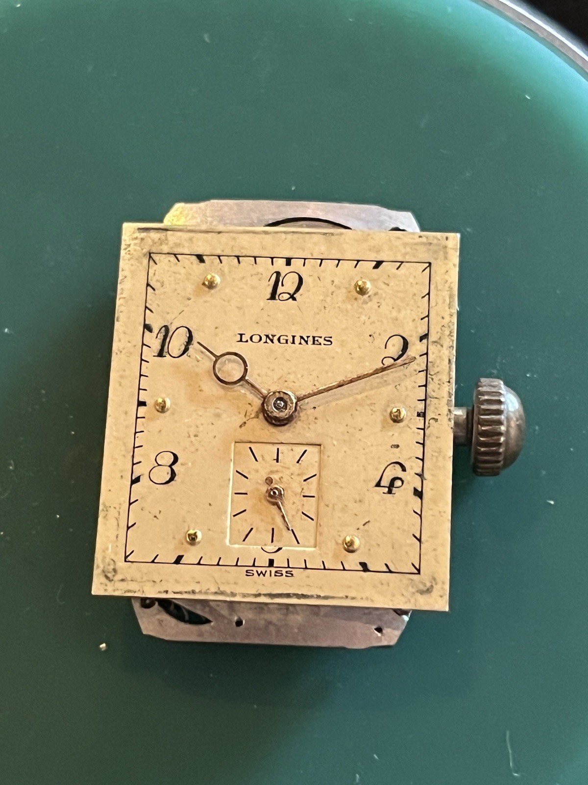 GOOD BALANCE Longines 9L Fancy Hollow Circle Hour Hand Watch Movement 17j