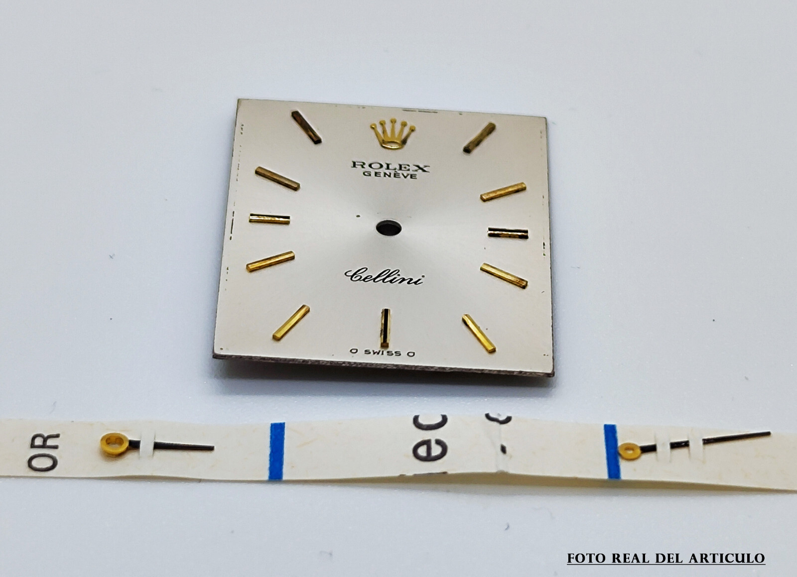 Original Replacement Dial / Sphere + Rolex Cellini Handles 3999 21X27mm, Approx
