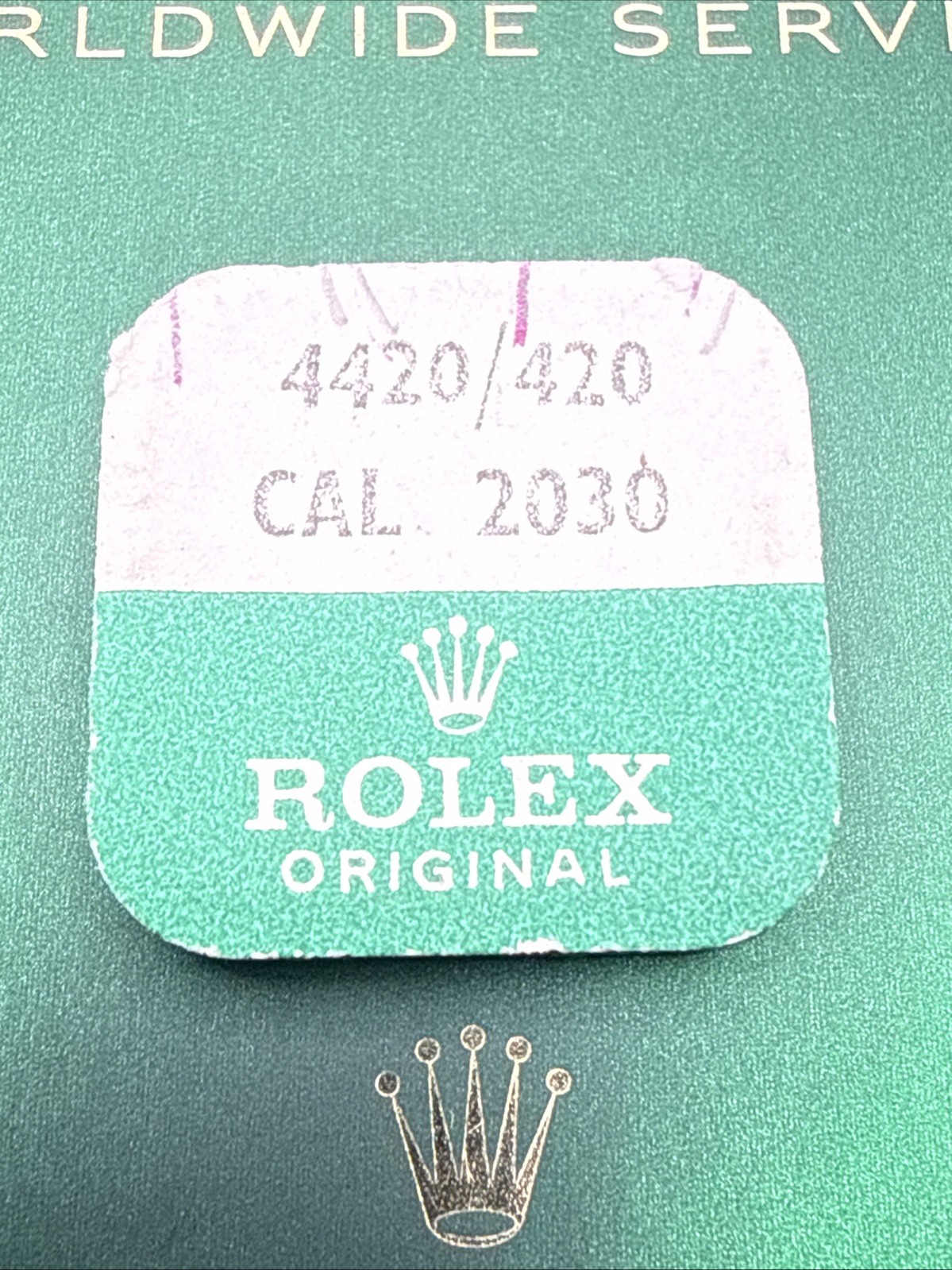 Rolex Genuine Part #4420/420 Caliber 2030 Factory Sealed NOS Original