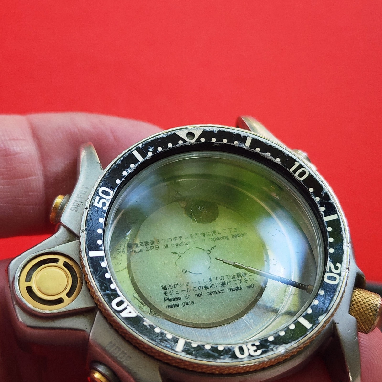 Citizen Aqualand Promaster Dive Watch Case Bezel Crown Stem Movement C023-088069