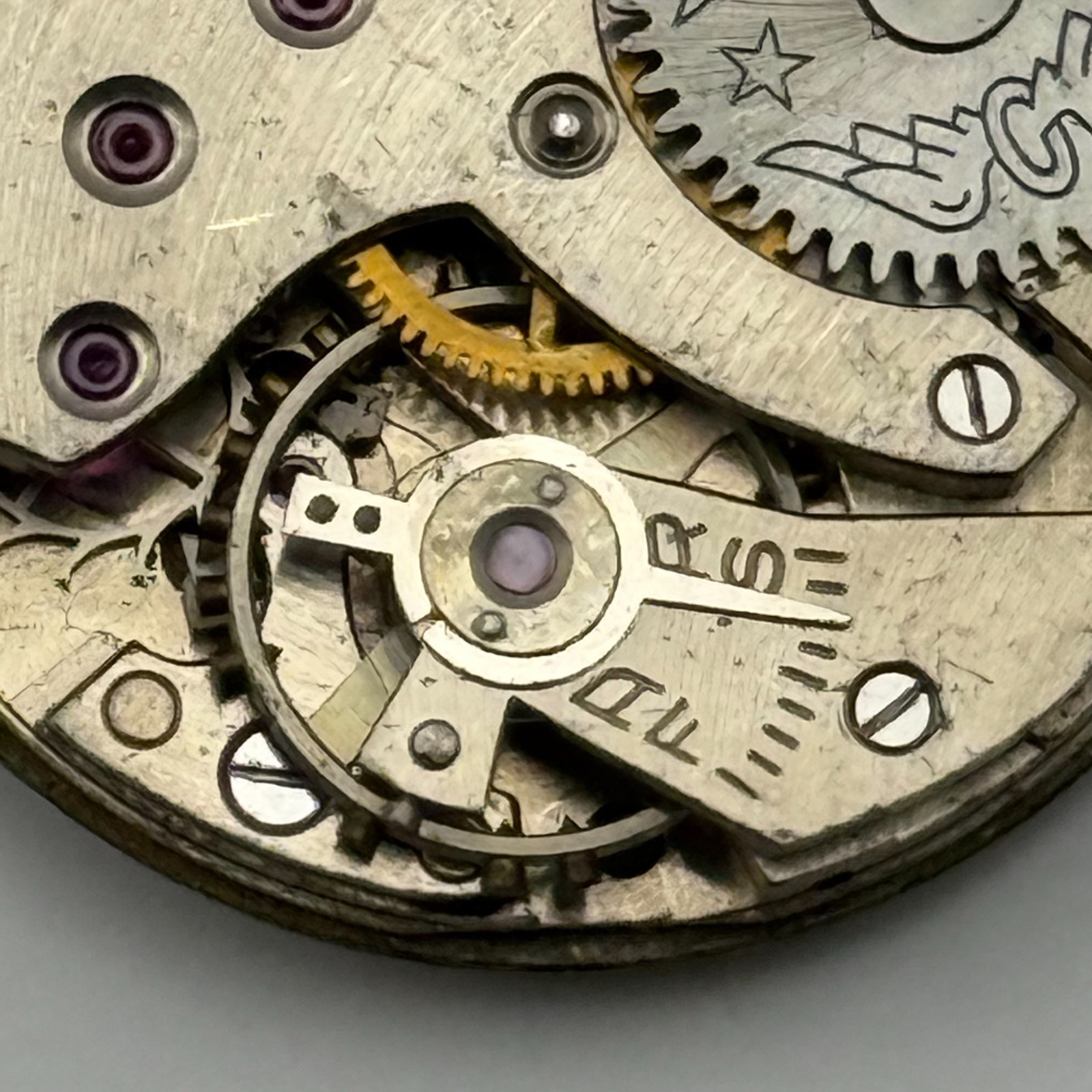 Rotary 440 Watch Movement Swiss 15 Jewels Manual Wind Parts Repair 23.4mm