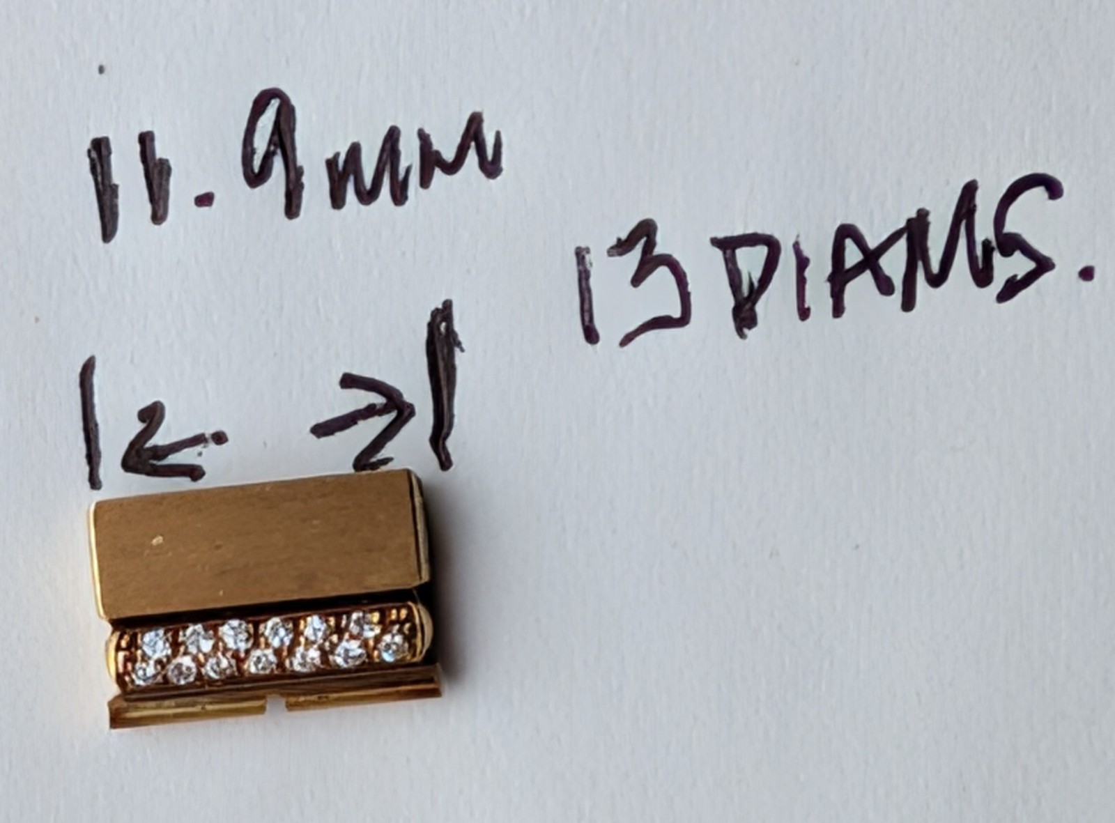 18kt Factory Diamond Piaget Polo Ladies Links!!