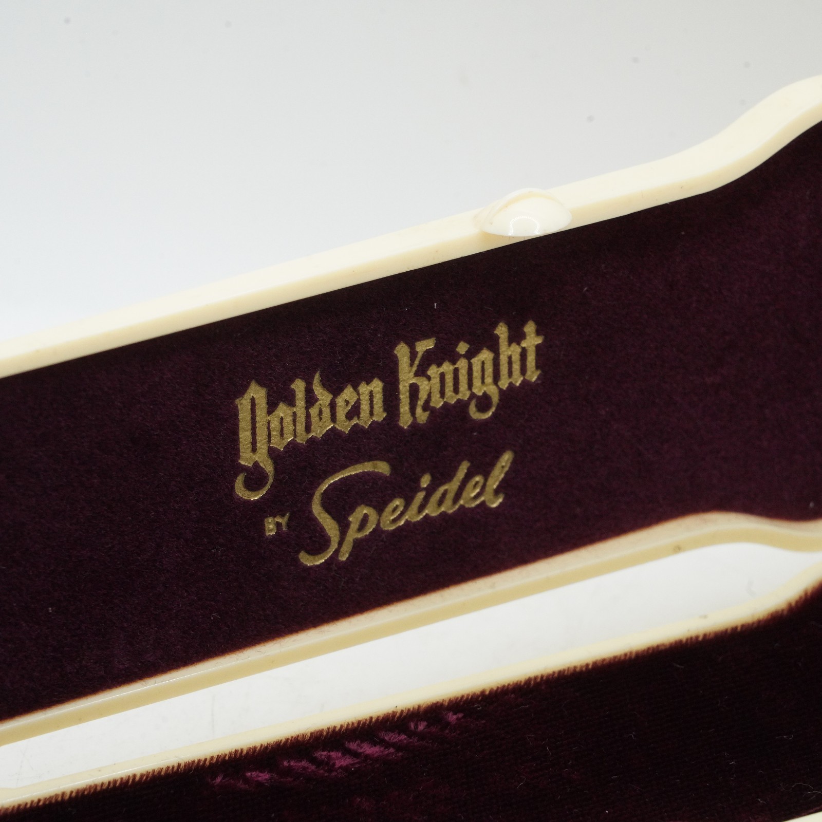 Vintage Speidel Golden Knight Sword Shaped Watch Band Case Only