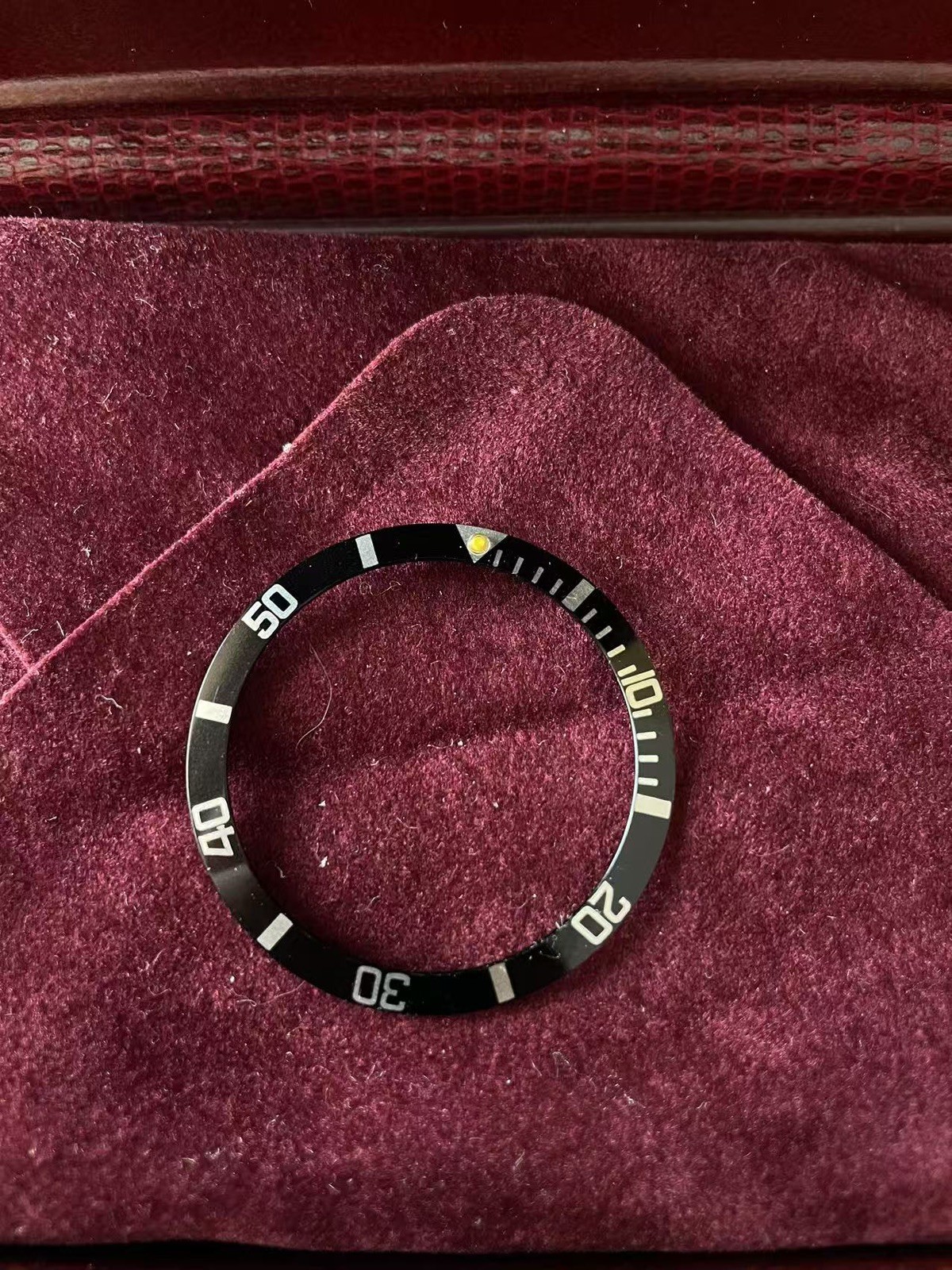 Vintage R T Flat 4 Bezel, Black, Fit For 1680, 5513, 5512, 76100, 79090, 9401