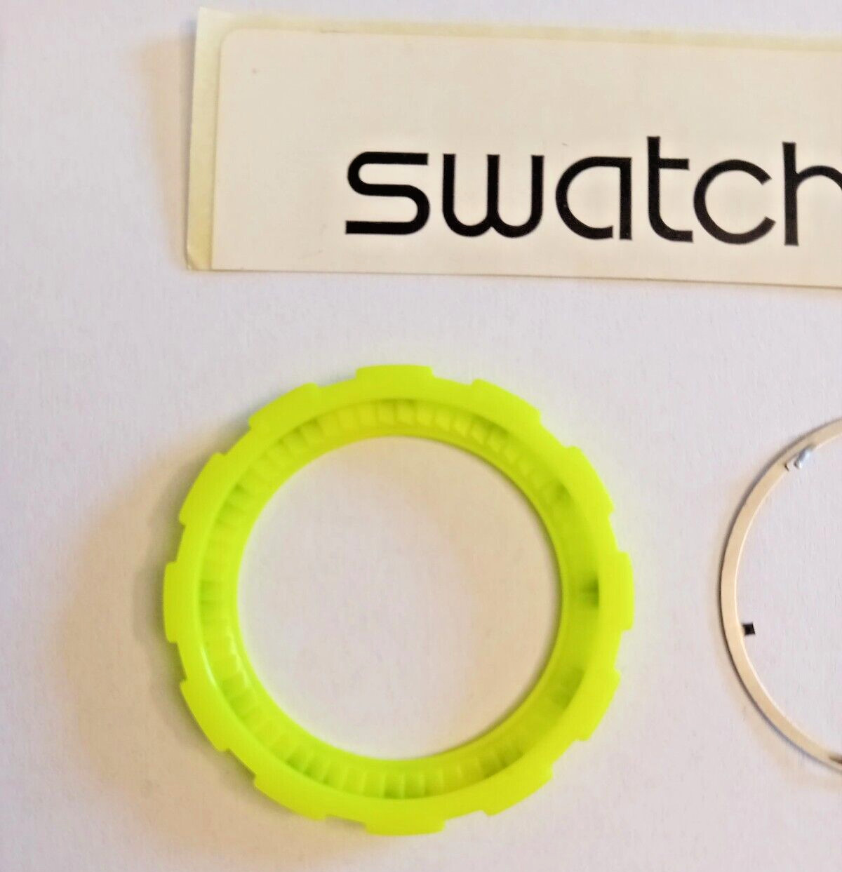 Swatch Yellow Bezel Scuba Bora Bora SDN400 1990 Vintage Wrist Watch New