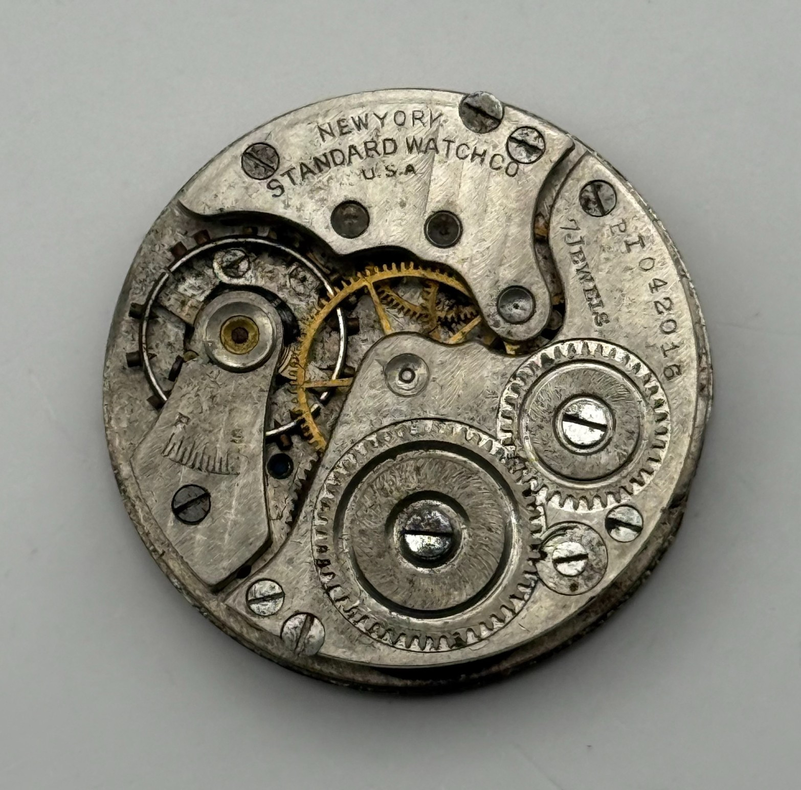 New York Standard Grade 306 Watch Movement Model BI American Antique 0s Parts