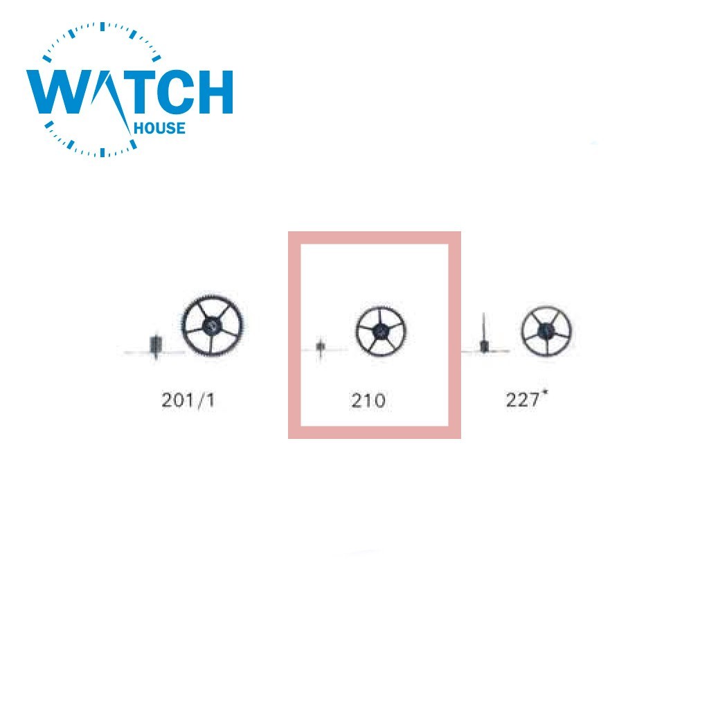 2 PCS RONDA 1013-21/1015-21/1017-21-Swiss Movement-Third wheel-Part No.210