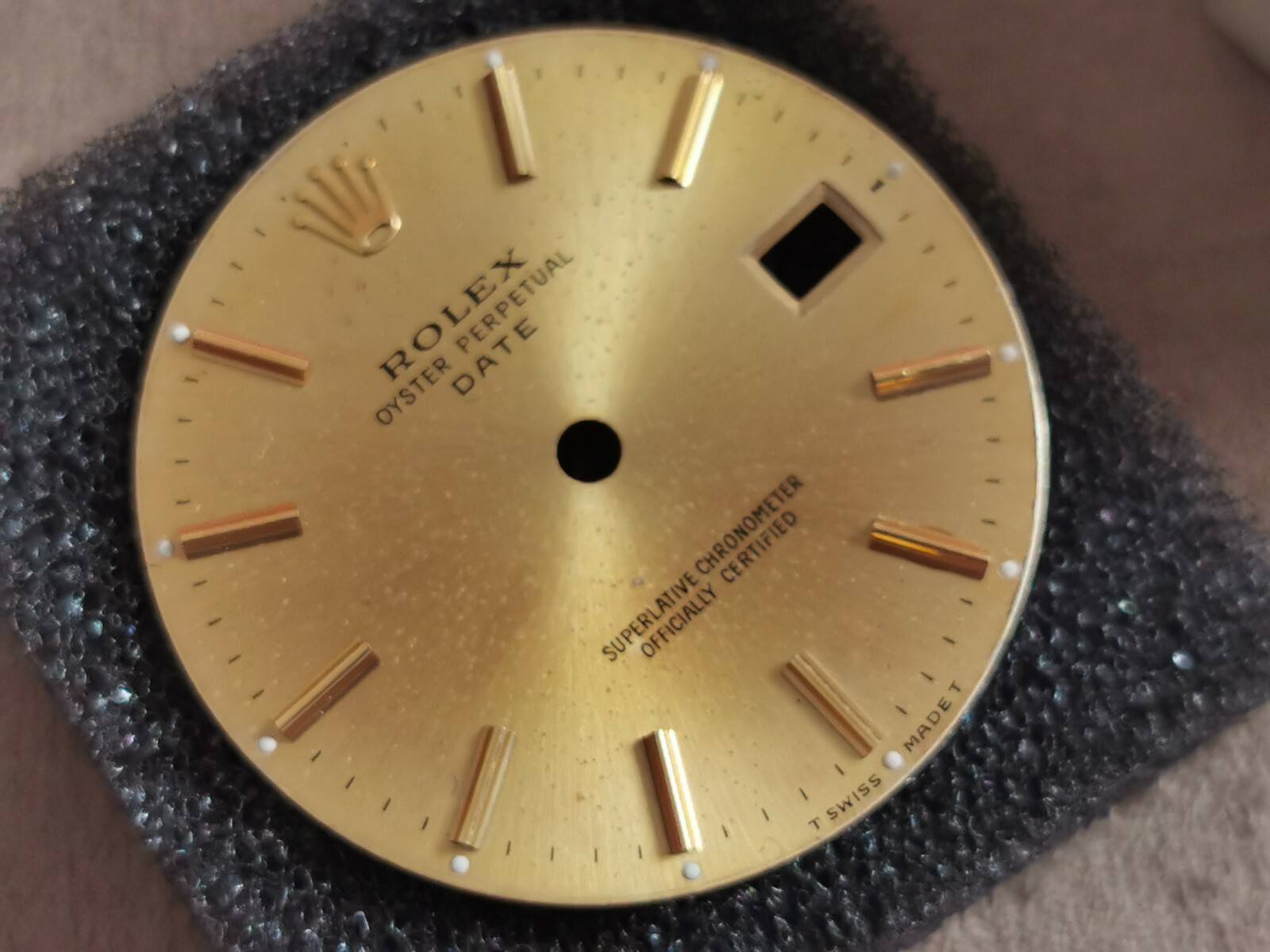 Rolex Champagne dial for oyster perpetual date Ref. 15223 quick set