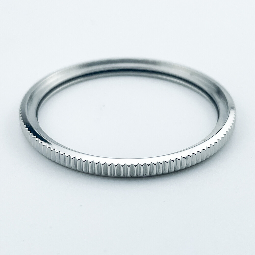 SKX007 SKX009 SRPD Slim Bezel Silver Polished 316L Watch Mod 120 Click COIN EDGE