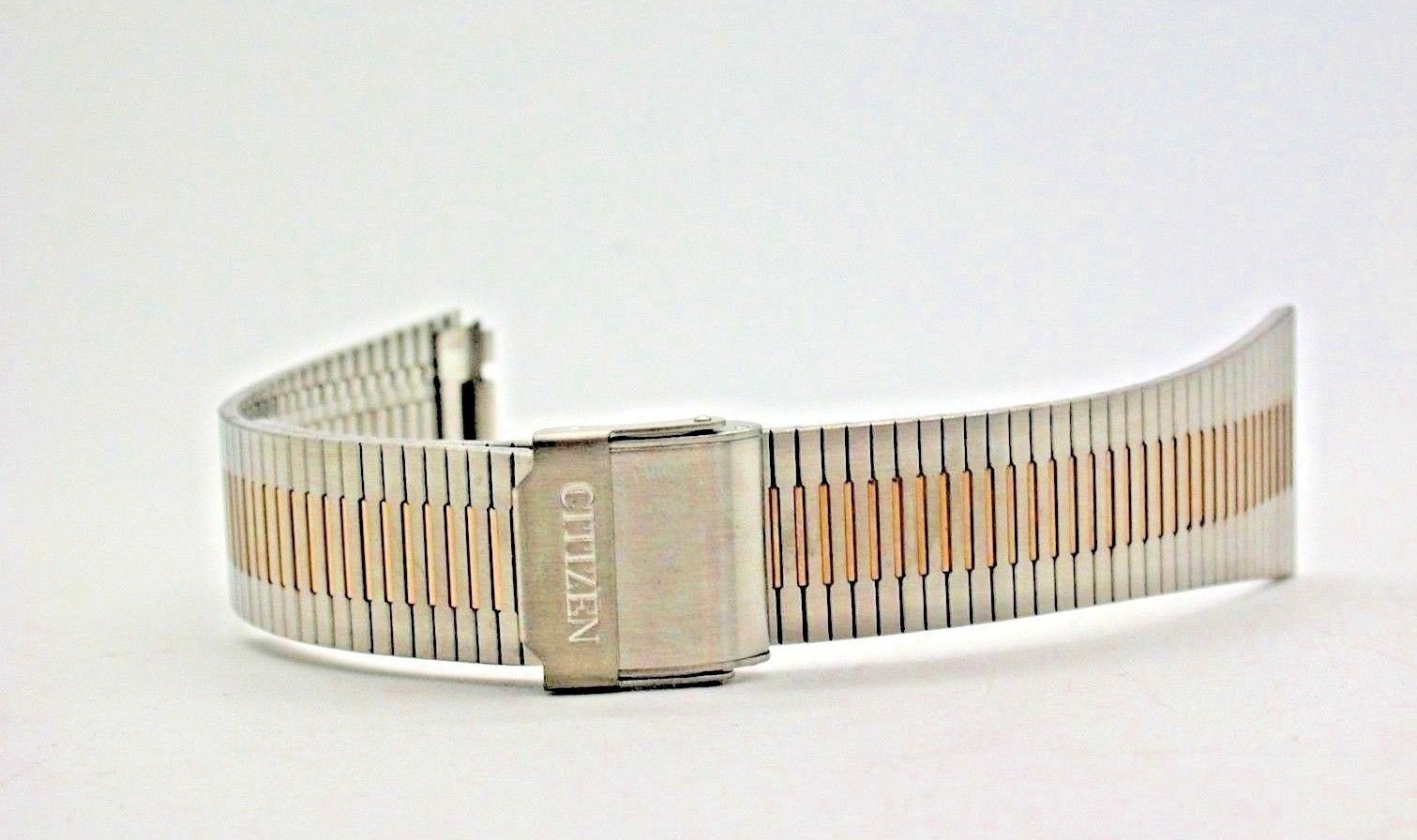 Vintage Citizen Two Tone Watch Strap Bracelet # 3639A 20.72mm Watch Repair Part