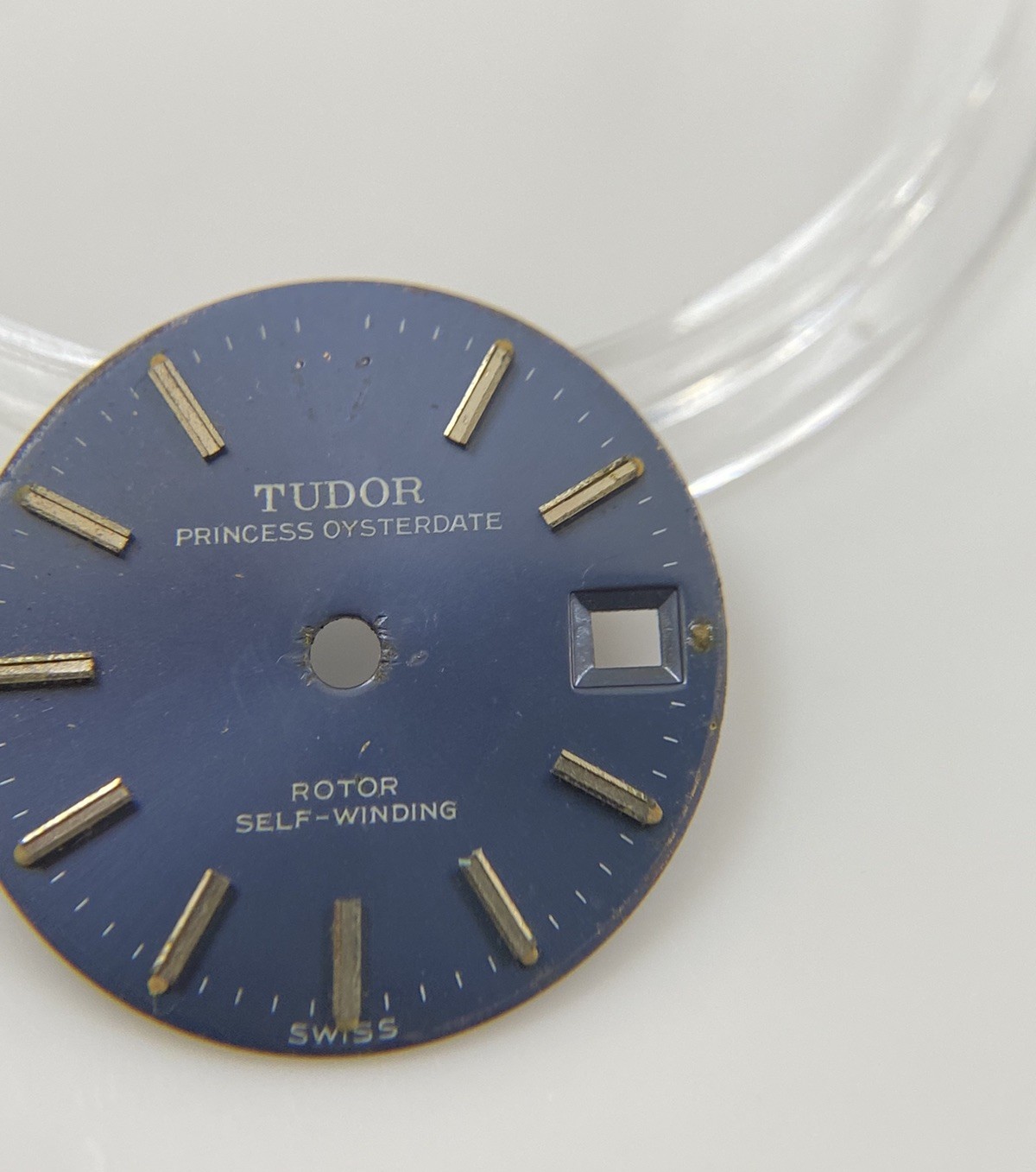 Genuine Tudor Prince Oysterdate Rotor Blue/Silver Cal. ETA 2651/2671 Ladies Dial