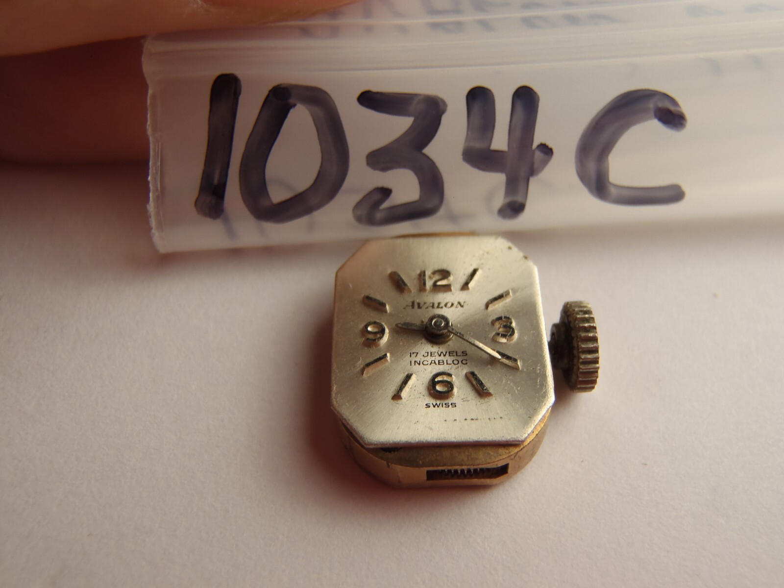 Avalon 6650 Swiss Watch Movement 17J Swiss Manual Wind Running