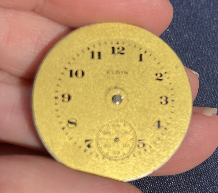 Vintage 1919 Elgin 431 model 2 6/0 size 7 jewel openface pocket watch movement