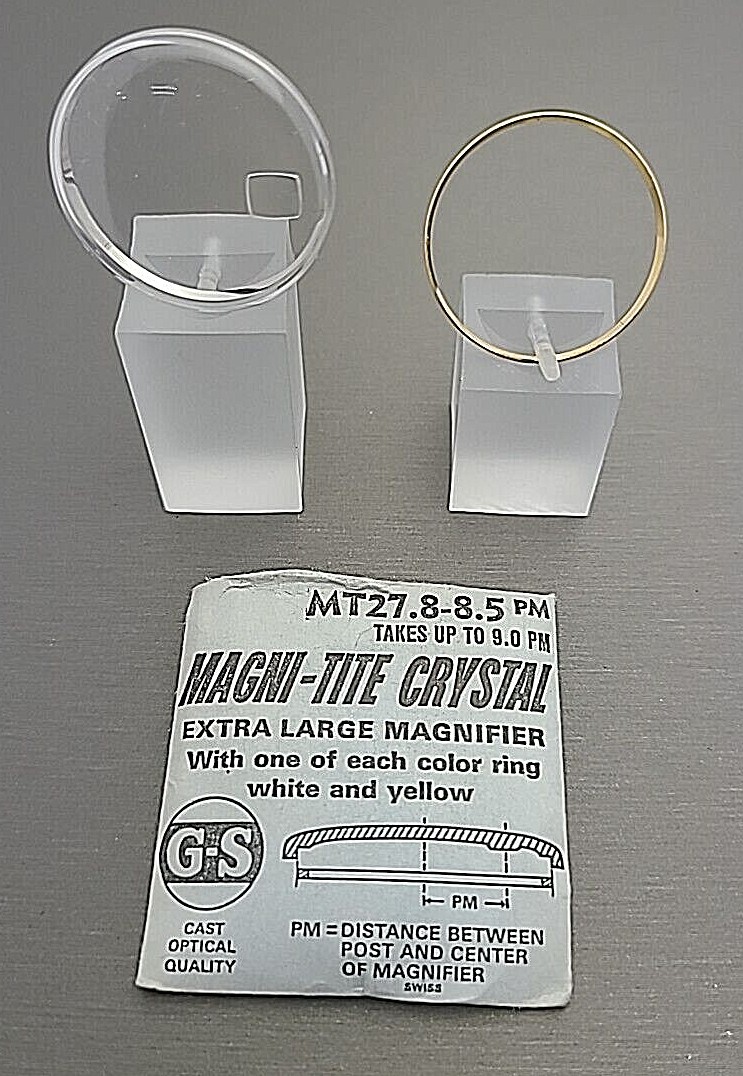 29.0mm-30.9mm x 9.5 to 10.5 PM Watch Parts Acrylic Glass Clear Dome Round