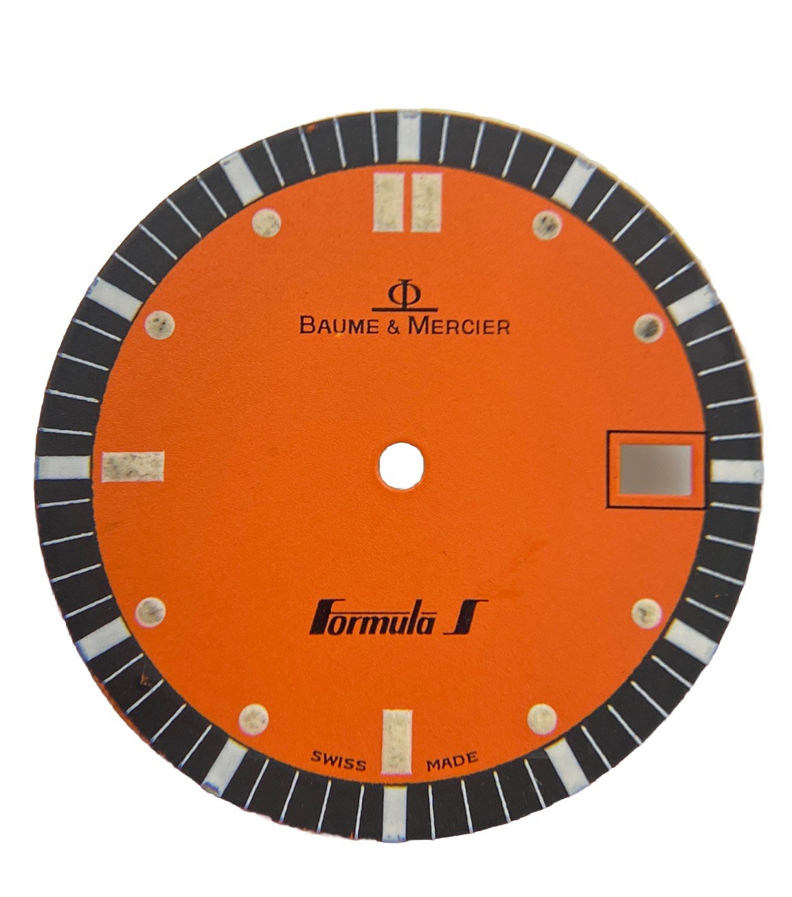 Original Baume & Mercier Formula S MV04O16 Orange/Black Dial