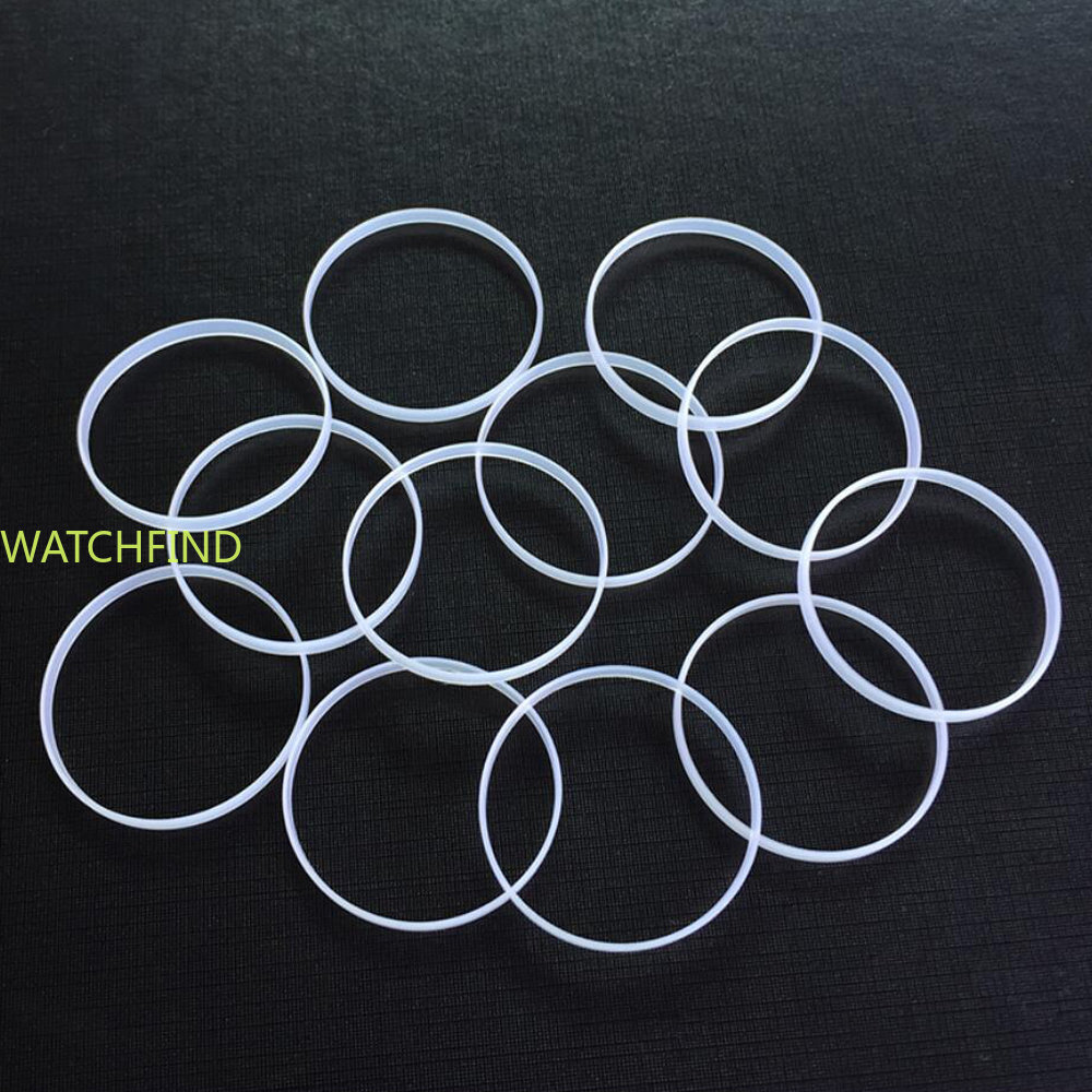 0.6/0.85mm Waterproof I-ring Seal Watch Gasket Glass Crystal Replacement 16-40mm