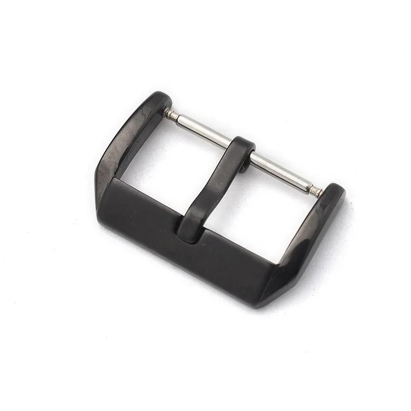 Watch Buckle Pin Clasp Stainless Steel for Leather Band 10mm-24mm Replacement
