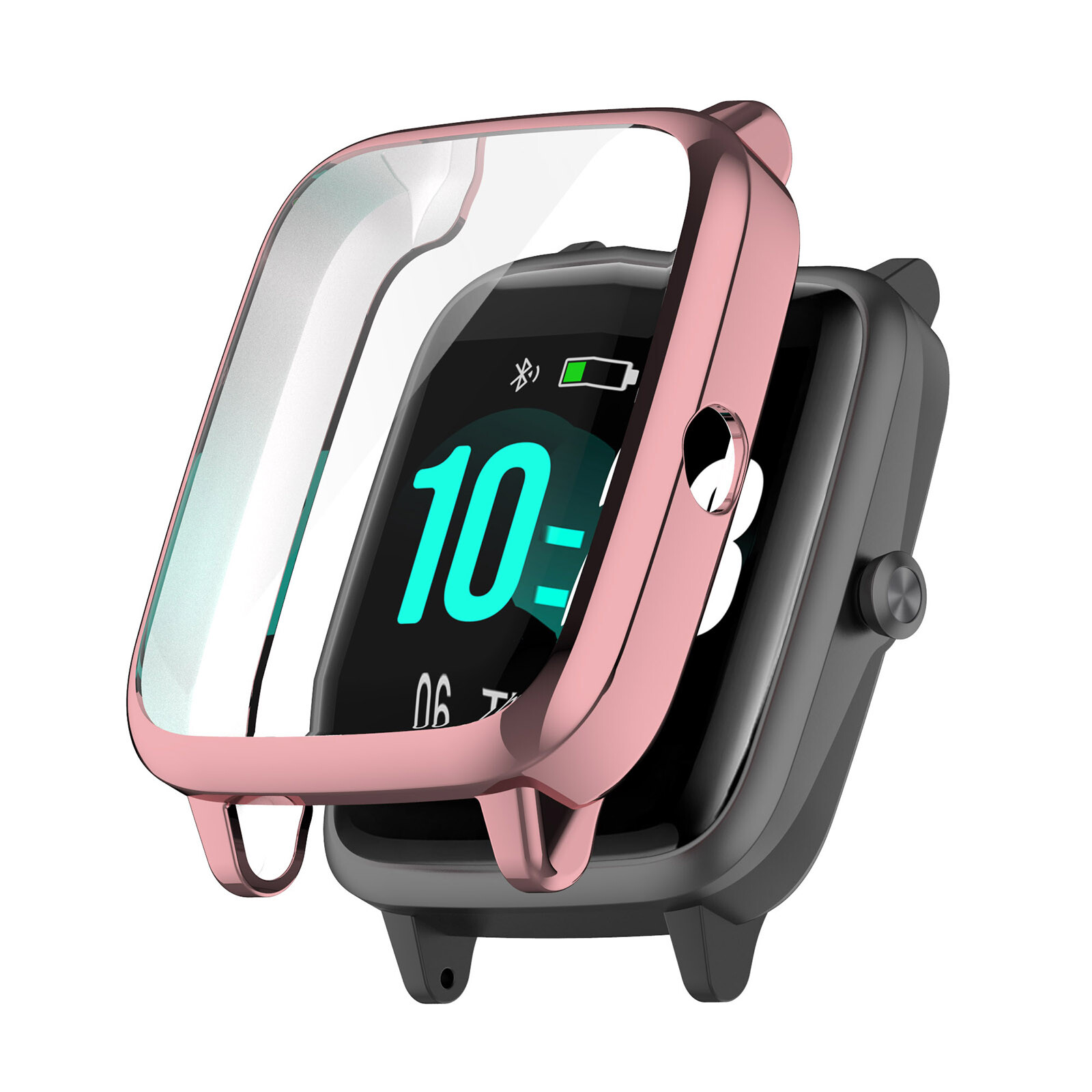 Watch Protective Case Electroplating TPU Watch Shell for ID205L/ Willful SW021
