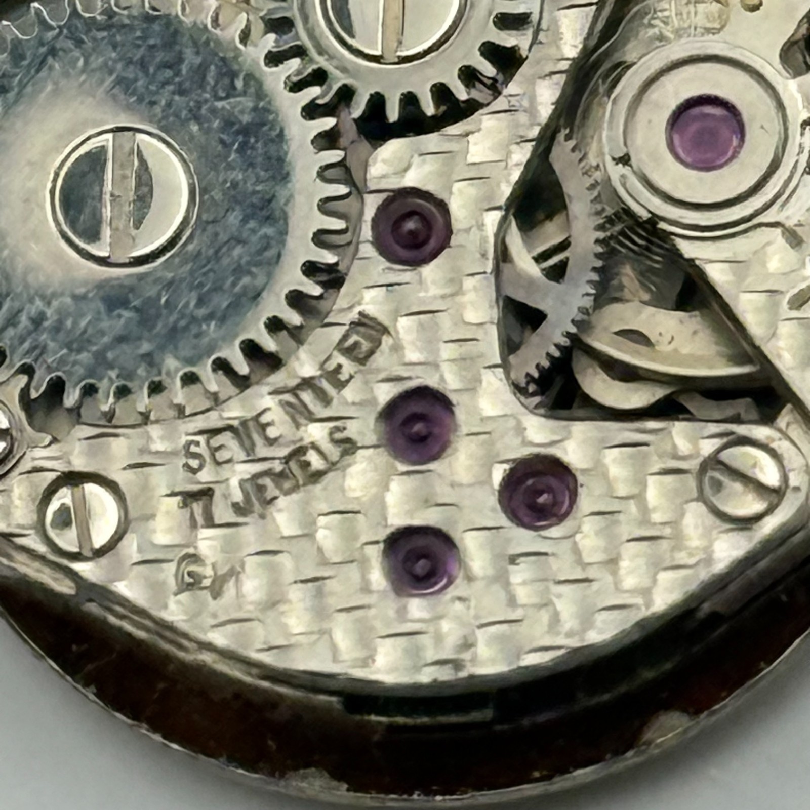 FHF 69-21 Watch Movement Regency 17 Jewels Swiss Manual Wind Parts Repair 15.3mm
