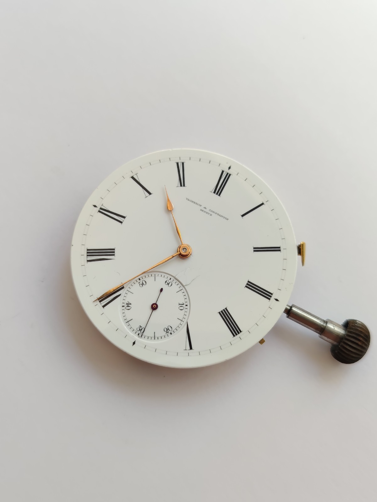 Perfect Vacheron Constantin pocket watch movement – Working. (R-2593)