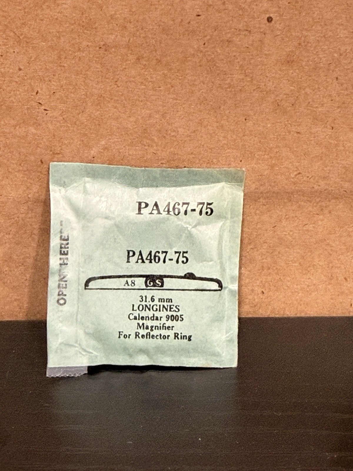 G&S Vintage Longines Watch Replacement Crystal PA467-75 Calendar 9005 31.6MM ￼