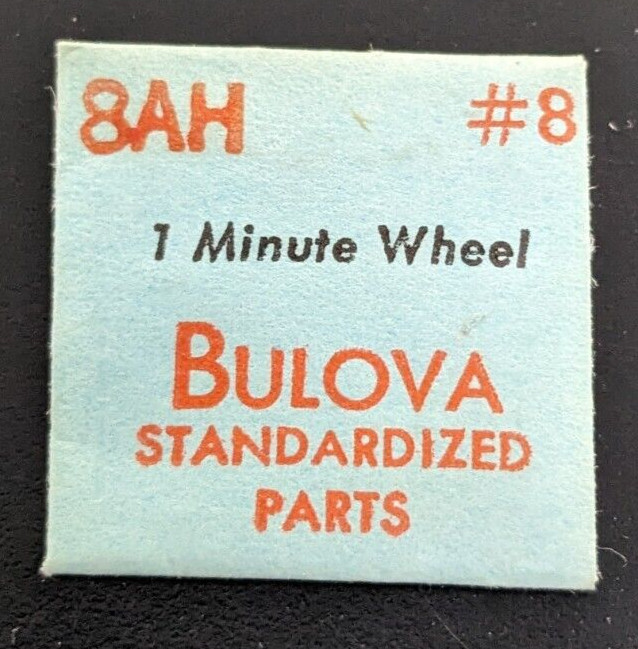 Genuine NOS Bulova Cal. 8AH – 1 Minute Wheel Part# 8