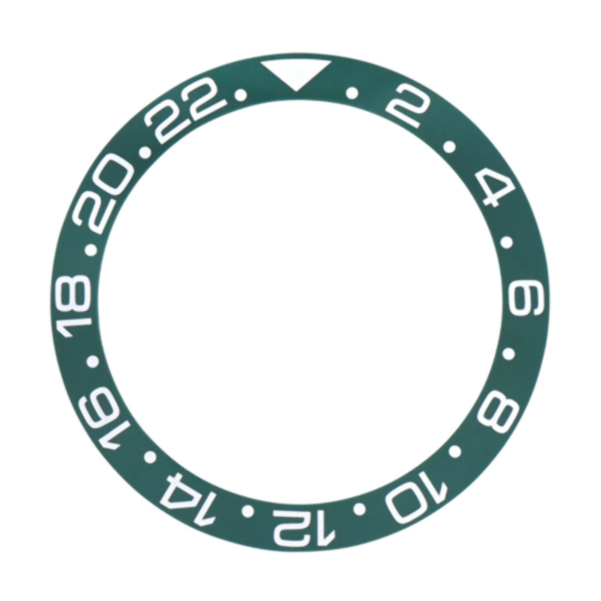 NEW BEZEL INSERT CERAMIC FOR ROLEX GMT MASTER II 116710 116713 116710LN GREEN