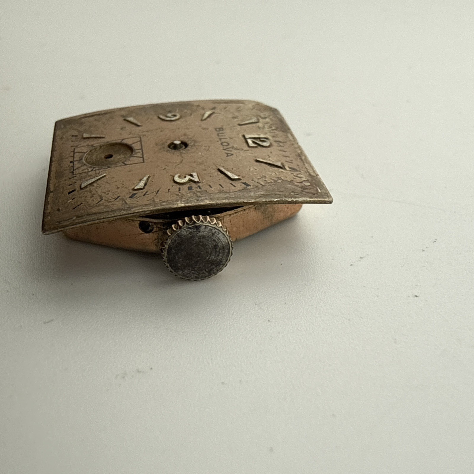 Bulova 8AE 21j Mechanical Watch Movement- For Repair / Parts