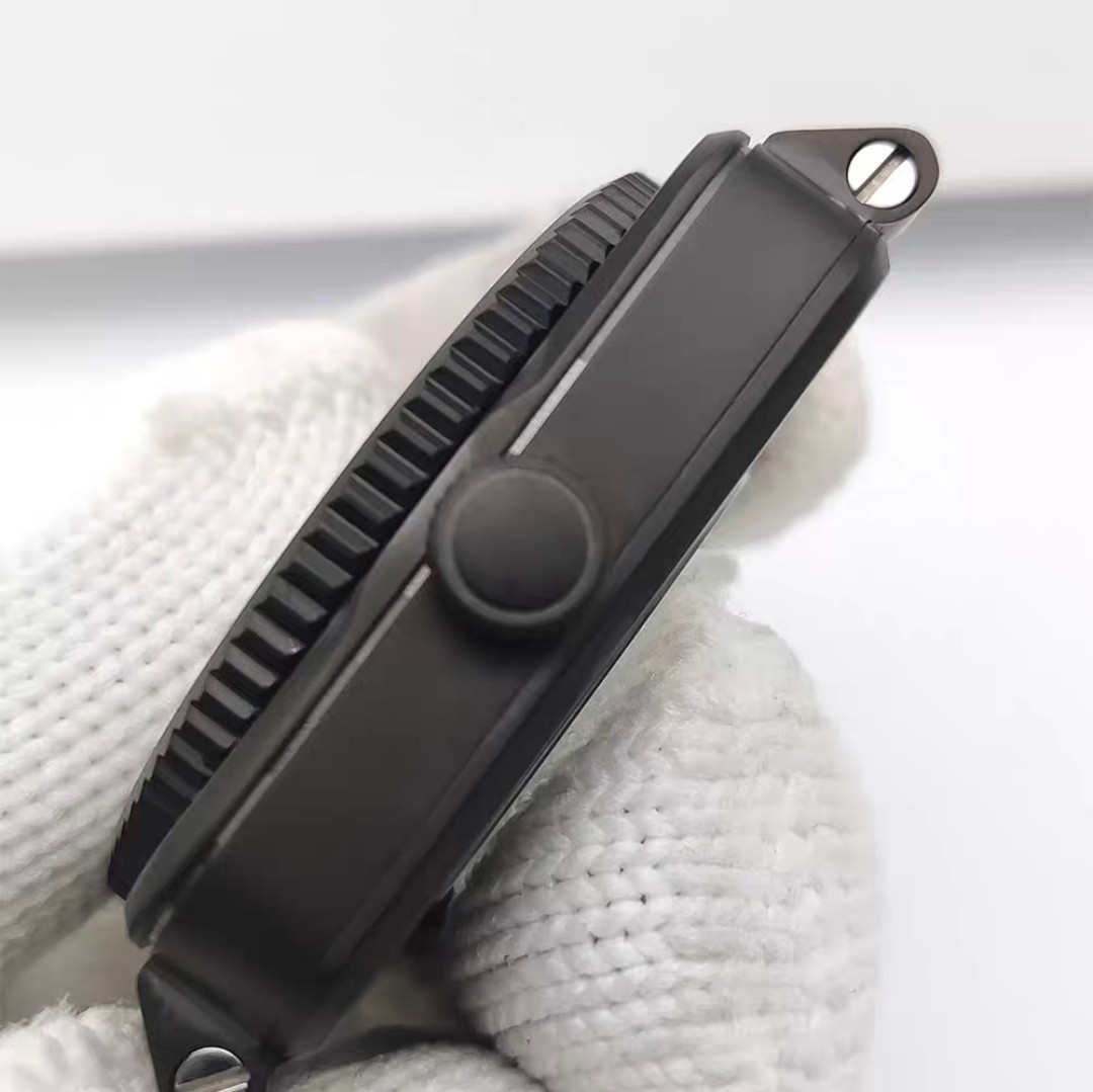 42mm Stainless Steel Square Watch Case Sapphire Glass For NH35/NH36 Movement