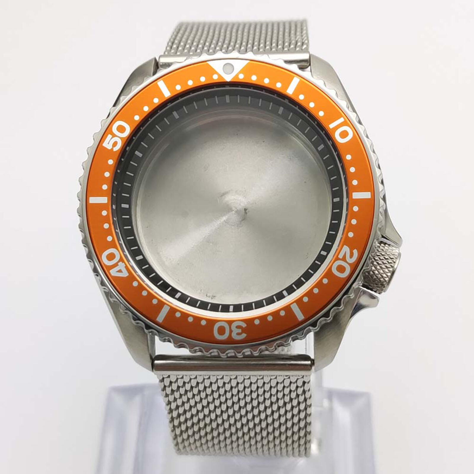 Watch Case + Watch Strap Set Men’s Watch 007 Watch Case for NH35/NH36 Movement