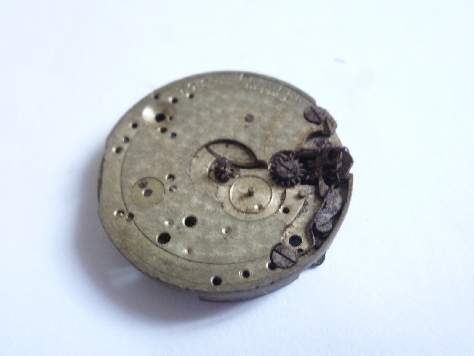 23mm Rolex Patent Manual Wind Movement PARTS defect not work balance missed