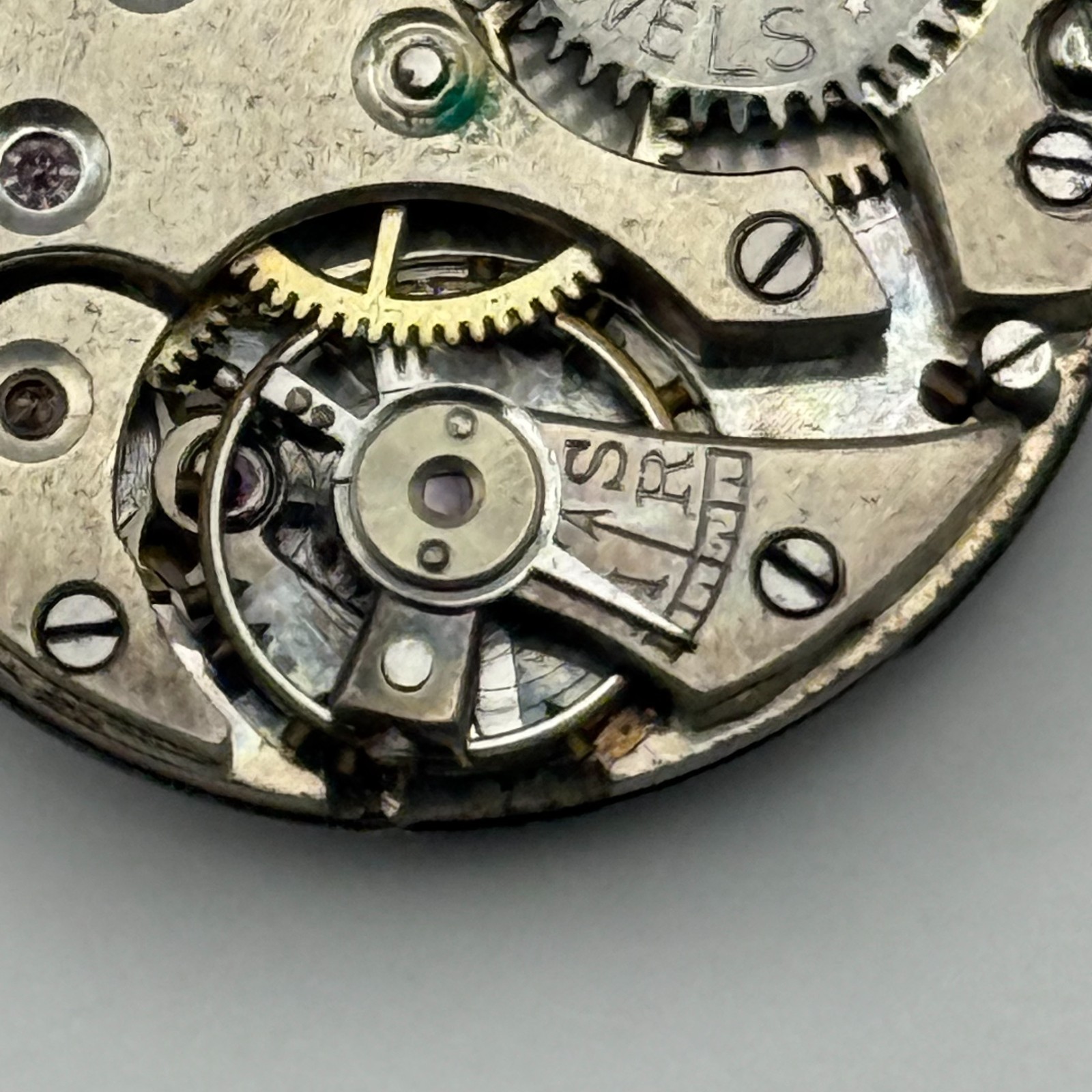 Rolex Unicorn Watch Movement Pidduck Hanley 15 Jewels Swiss Vintage Parts Repair