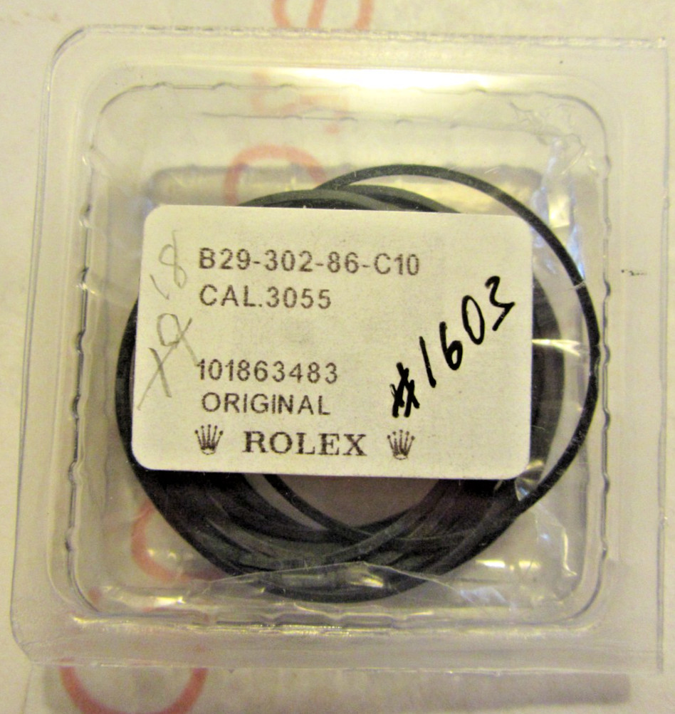 ROLEX 3055 PART # B 302-86-C10 CASE BACK GASKET. PER ONE GASKET. NEW OLD STOCK