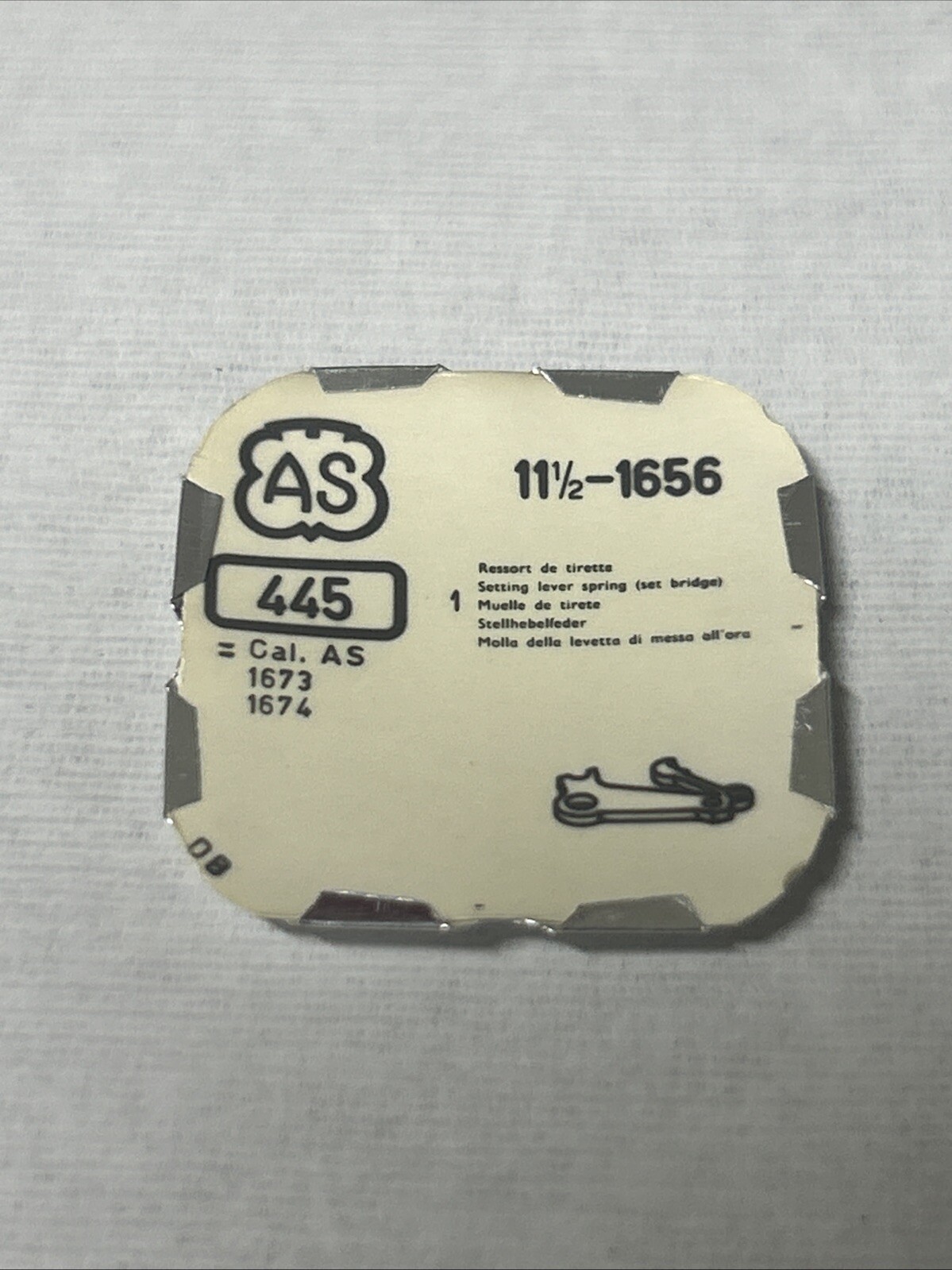 AS 445 11 1/2 – 1656 Set bridge watch part New in Package
