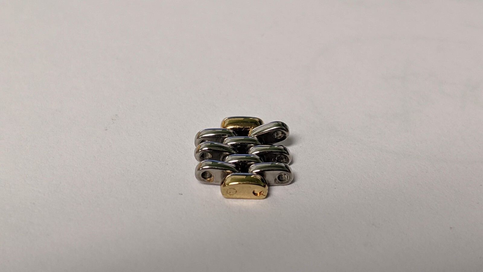 Omega LINK X20221 Stainless Steel and Gold ladies, approx 11.1mm diameter