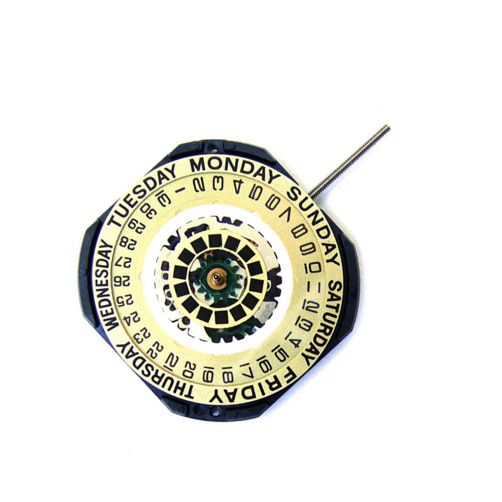11½ ‴ Quartz Watch Replacement Movement Date Wide Day Watches For VX44E 11½ ‴