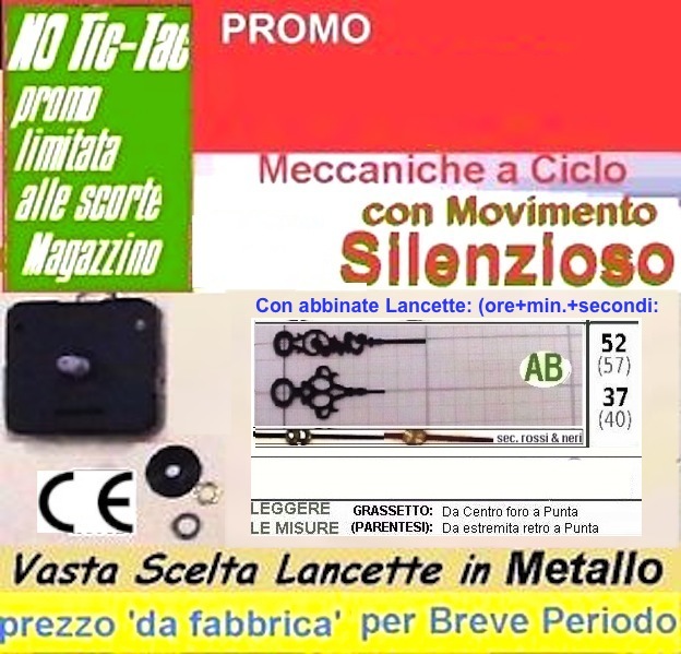 WATCH MECHANISM B16 Semi Quiet Ideal for Bedrooms, Luogh Reading
